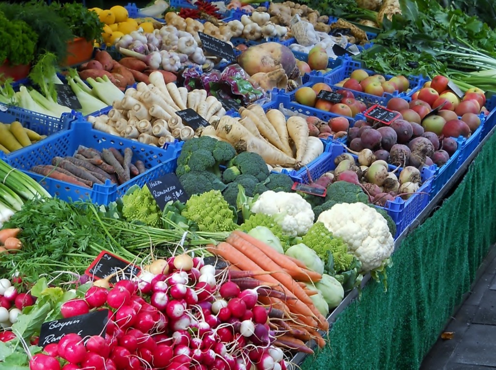 Vegetable Stand jigsaw puzzle in Fruits & Veggies puzzles on TheJigsawPuzzles.com