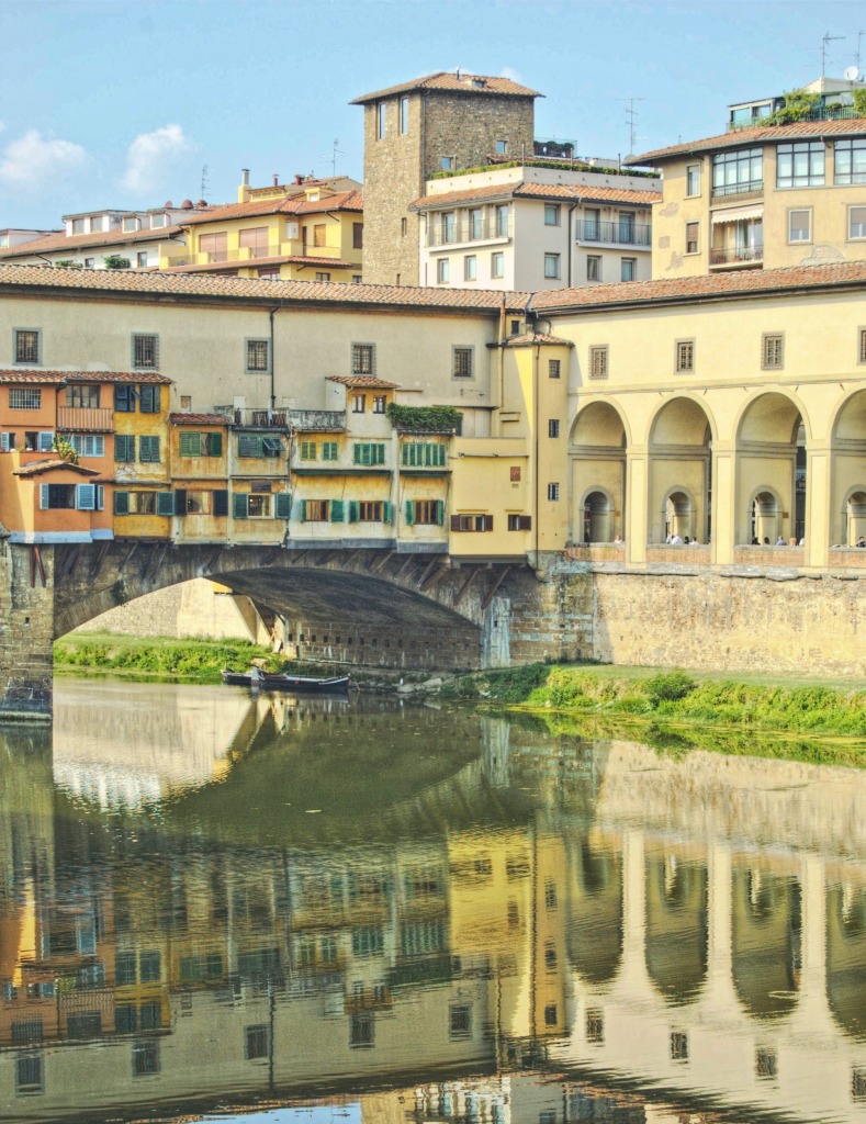 Ponte Vecchio, Florenz, Italien jigsaw puzzle in Brücken puzzles on TheJigsawPuzzles.com