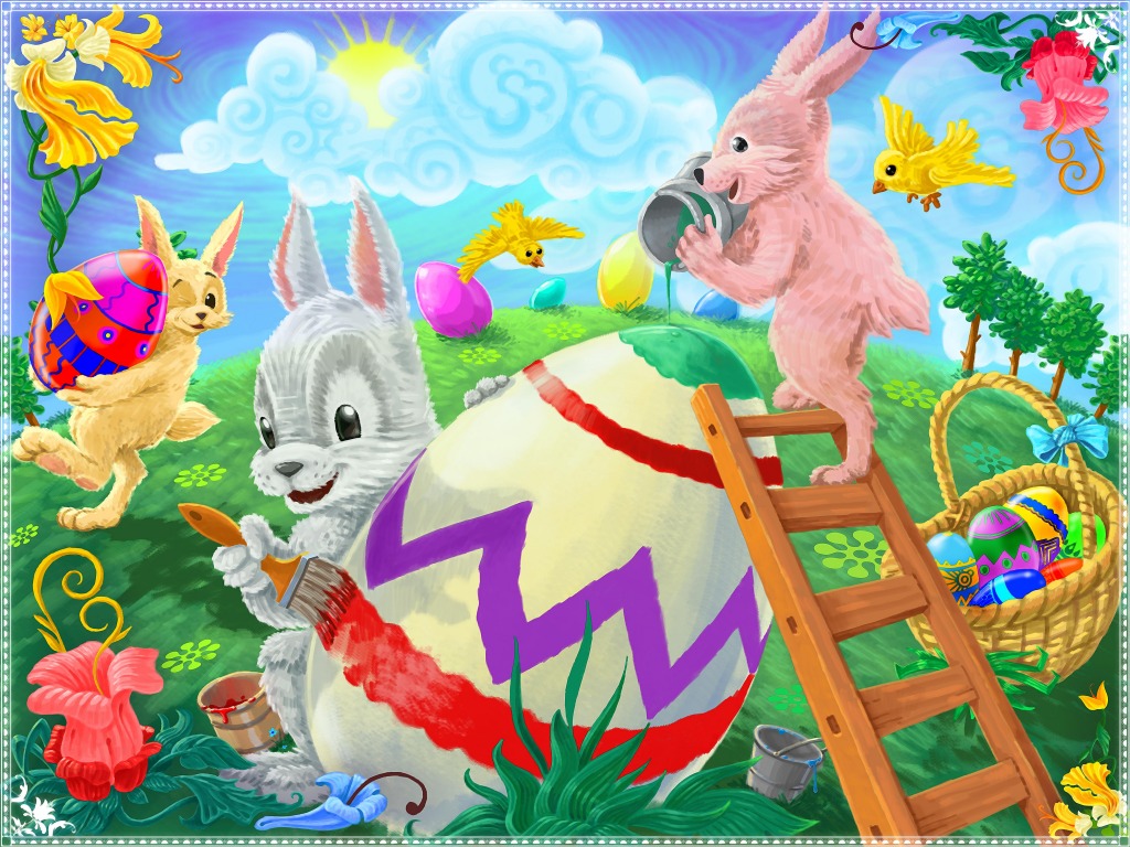 Frohe Ostern! jigsaw puzzle in Puzzle des Tages puzzles on TheJigsawPuzzles.com