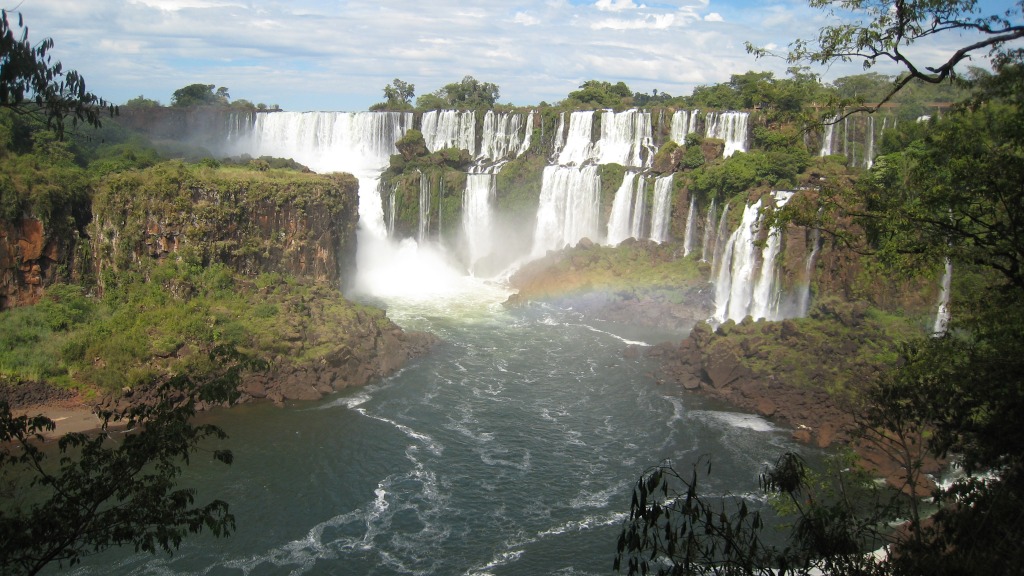 Iguazú Falls jigsaw puzzle in Waterfalls puzzles on TheJigsawPuzzles.com