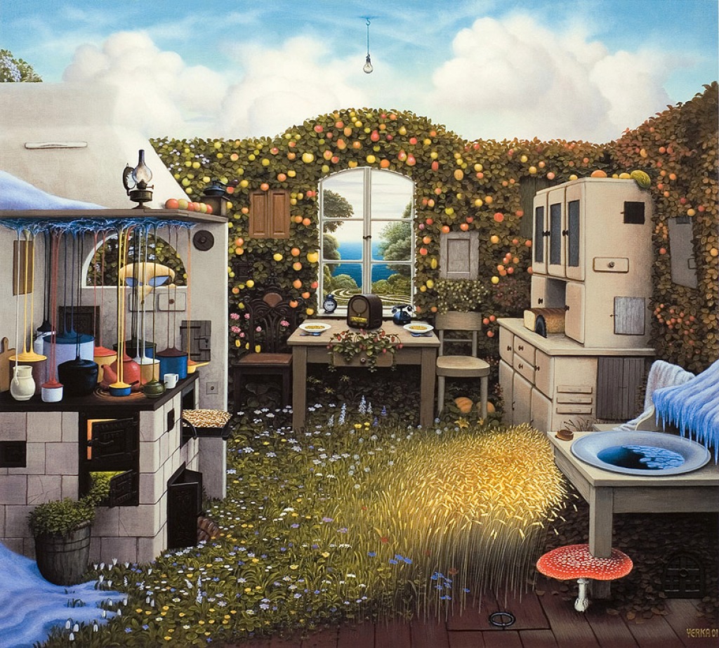 Painter's Kitchen jigsaw puzzle in Piece of Art puzzles on TheJigsawPuzzles.com