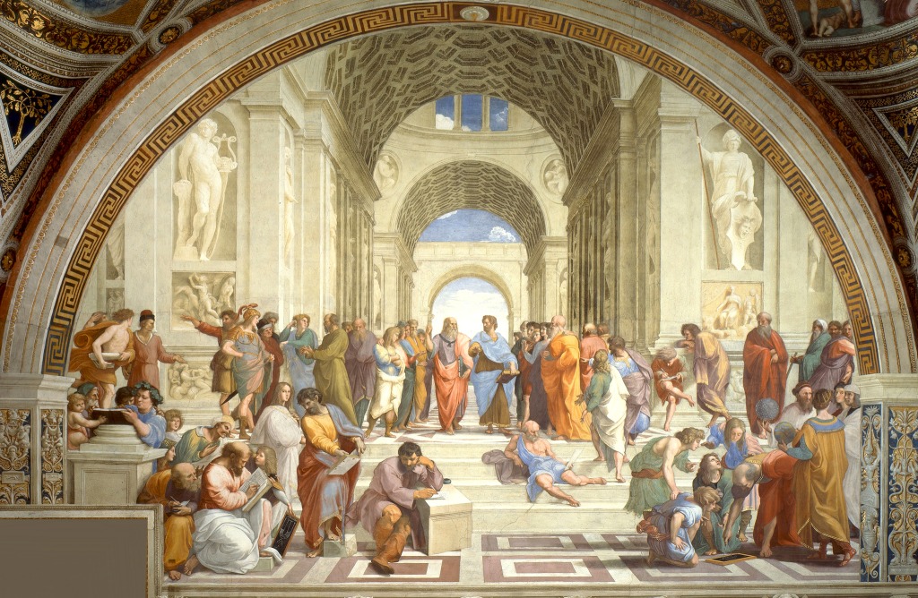 School of Athens jigsaw puzzle in Piece of Art puzzles on TheJigsawPuzzles.com