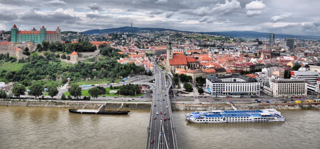 Bratislava Old Town jigsaw puzzle in Bridges puzzles on TheJigsawPuzzles.com