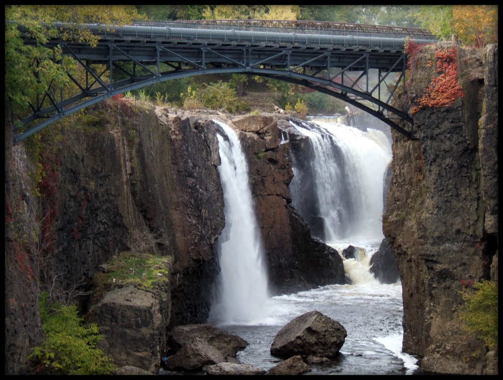 Great Falls in Paterson NJ jigsaw puzzle in Bridges puzzles on TheJigsawPuzzles.com