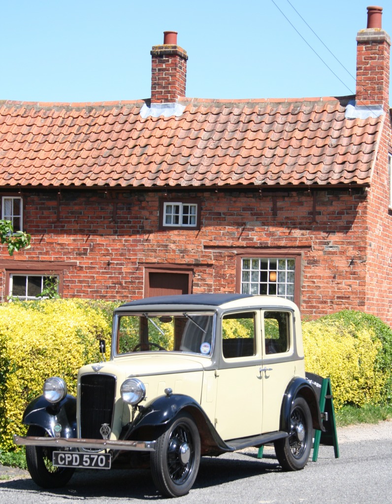 1935 Austin 10 Lichfield jigsaw puzzle in Puzzle of the Day puzzles on TheJigsawPuzzles.com