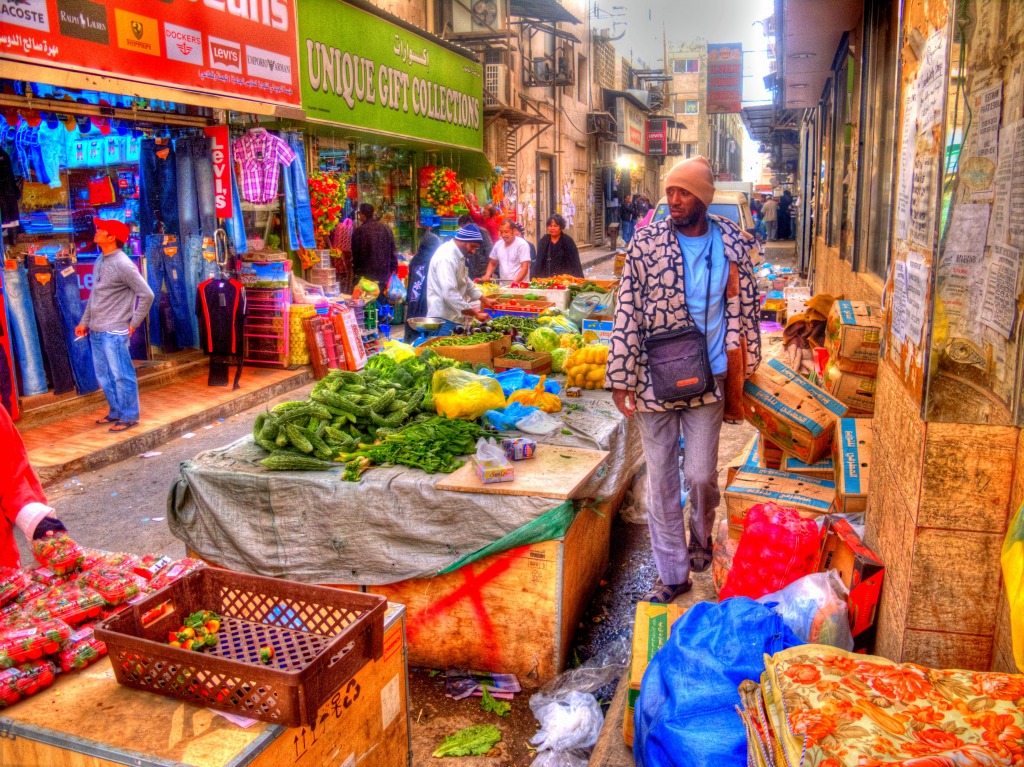 Market Day in Riyadh jigsaw puzzle in Street View puzzles on TheJigsawPuzzles.com