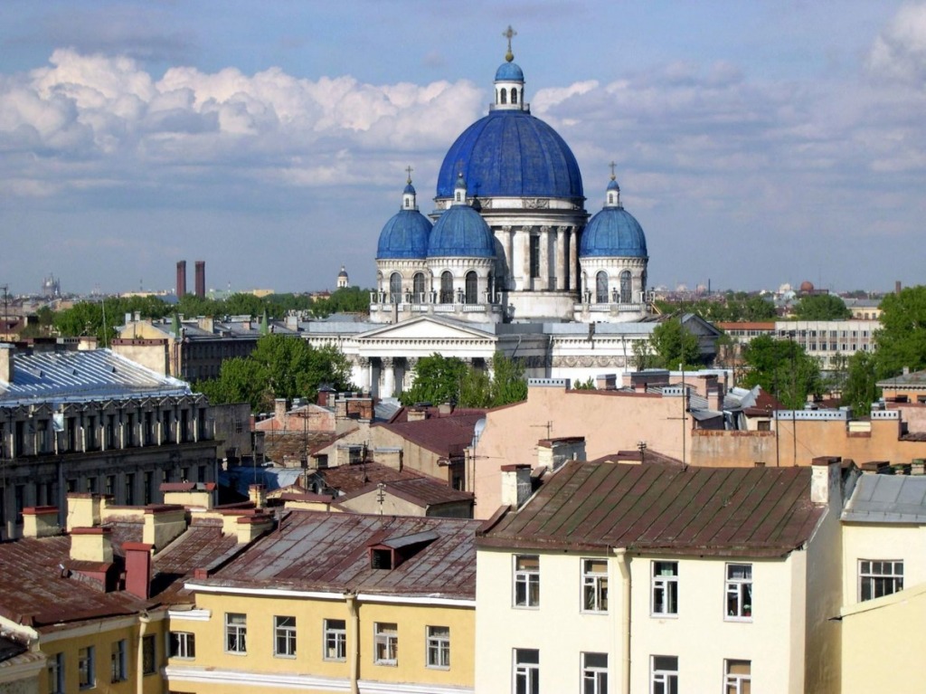 St. Petersburg Roofs jigsaw puzzle in Castles puzzles on TheJigsawPuzzles.com