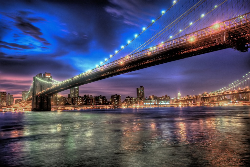 Brooklyn Bridge, New York City jigsaw puzzle in Bridges puzzles on ...
