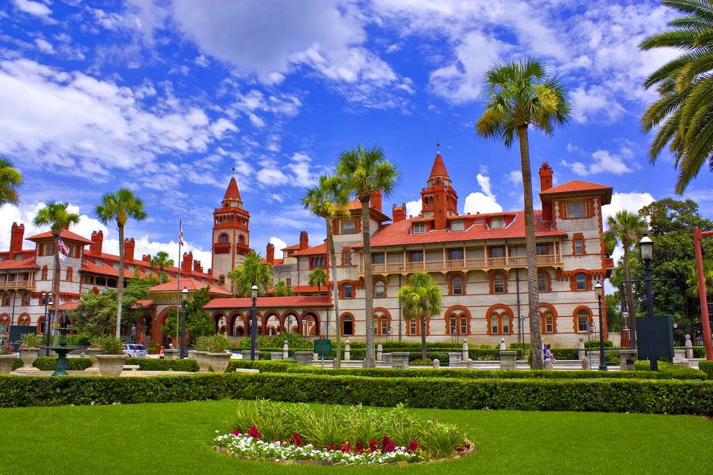 Flagler College, St. Augustine, Florida jigsaw puzzle in Пазл дня puzzles on TheJigsawPuzzles.com