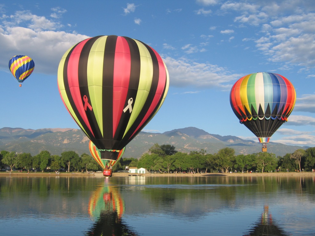 Colorado Springs, Ballons à air chaud jigsaw puzzle in Aviation puzzles on TheJigsawPuzzles.com