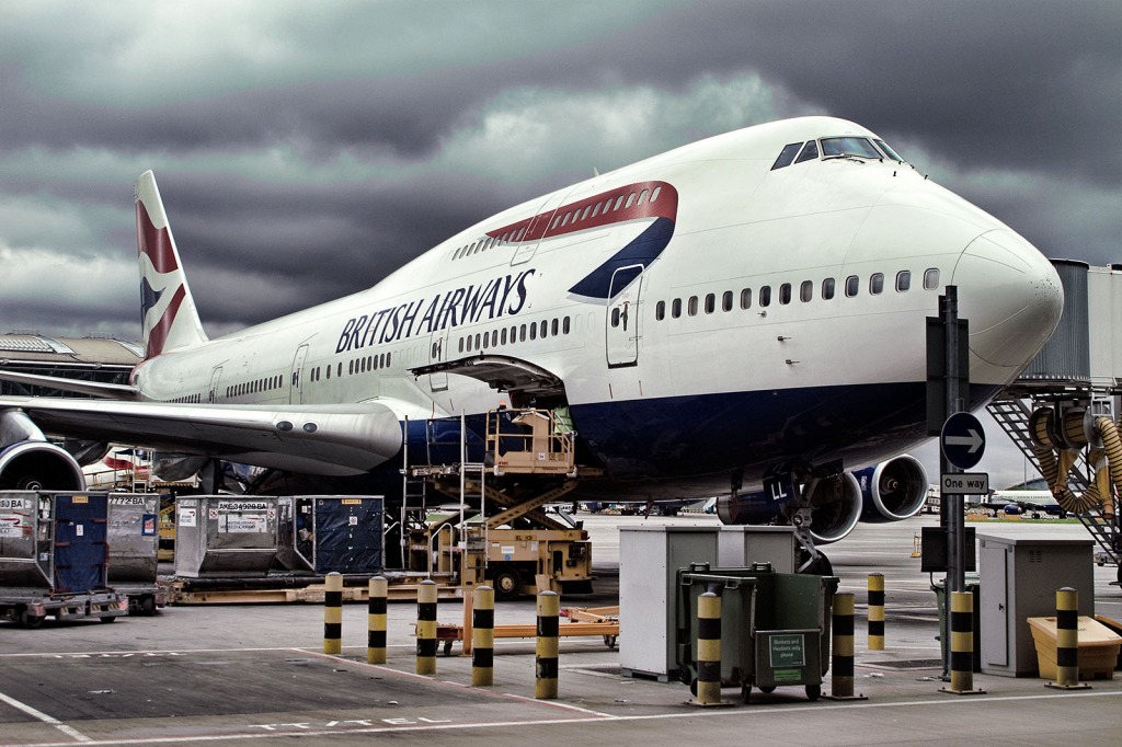 British Airways Boeing 747 jigsaw puzzle in Aviation puzzles on TheJigsawPuzzles.com