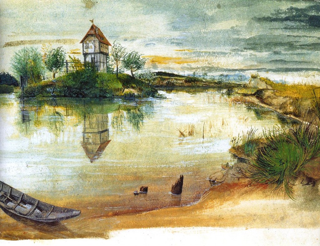 House by a Pond jigsaw puzzle in Piece of Art puzzles on TheJigsawPuzzles.com