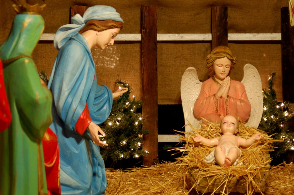Mary Watches Her Child jigsaw puzzle in Christmas & New Year puzzles on TheJigsawPuzzles.com
