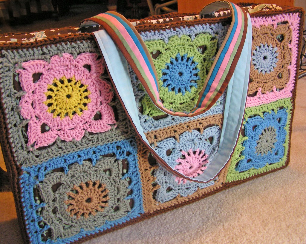 Crochet Bag Finished jigsaw puzzle in Handmade puzzles on