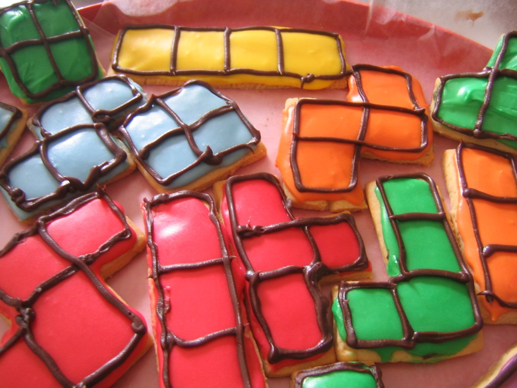 Biscoitos Tetris jigsaw puzzle in Alimentação puzzles on TheJigsawPuzzles.com