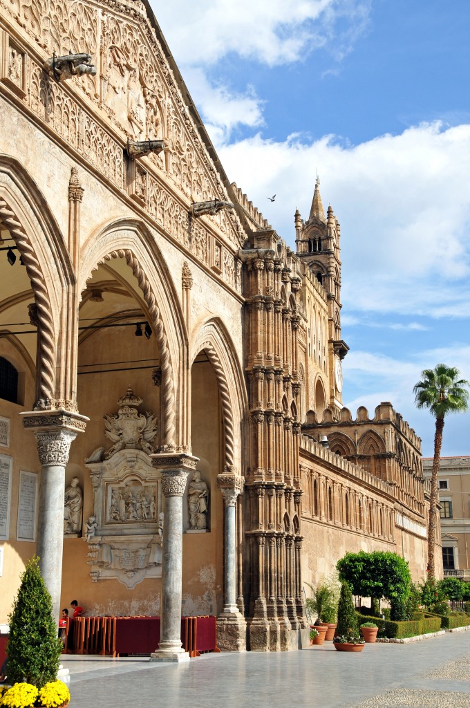 Palermo Cathedral, Palermo, Italy jigsaw puzzle in Street View puzzles on TheJigsawPuzzles.com