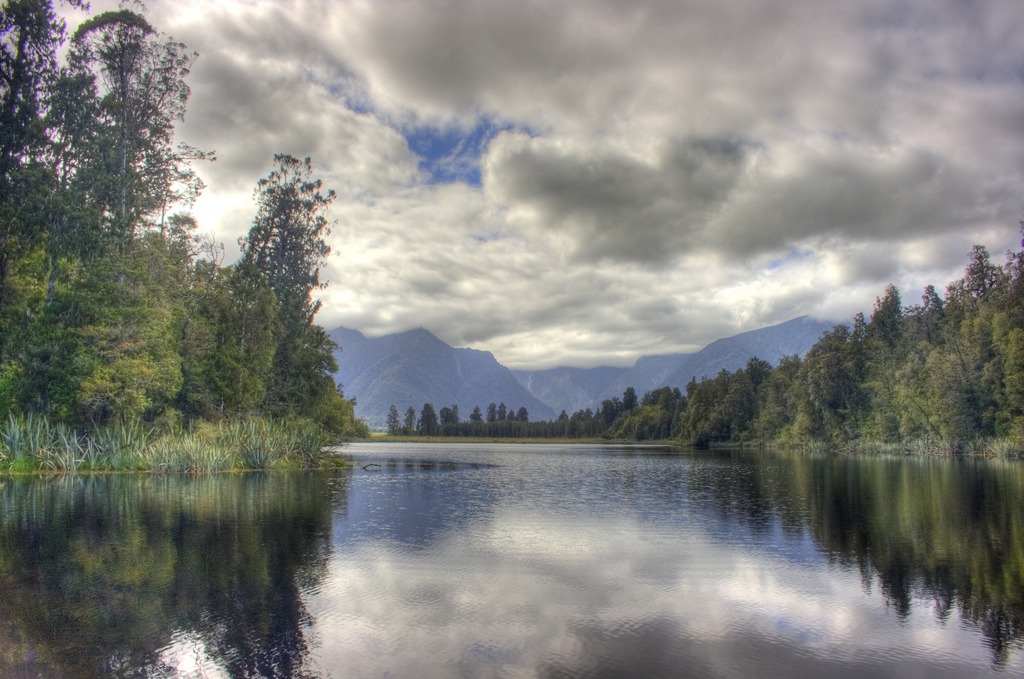 Lake Matheson, New Zealand jigsaw puzzle in Great Sightings puzzles on TheJigsawPuzzles.com