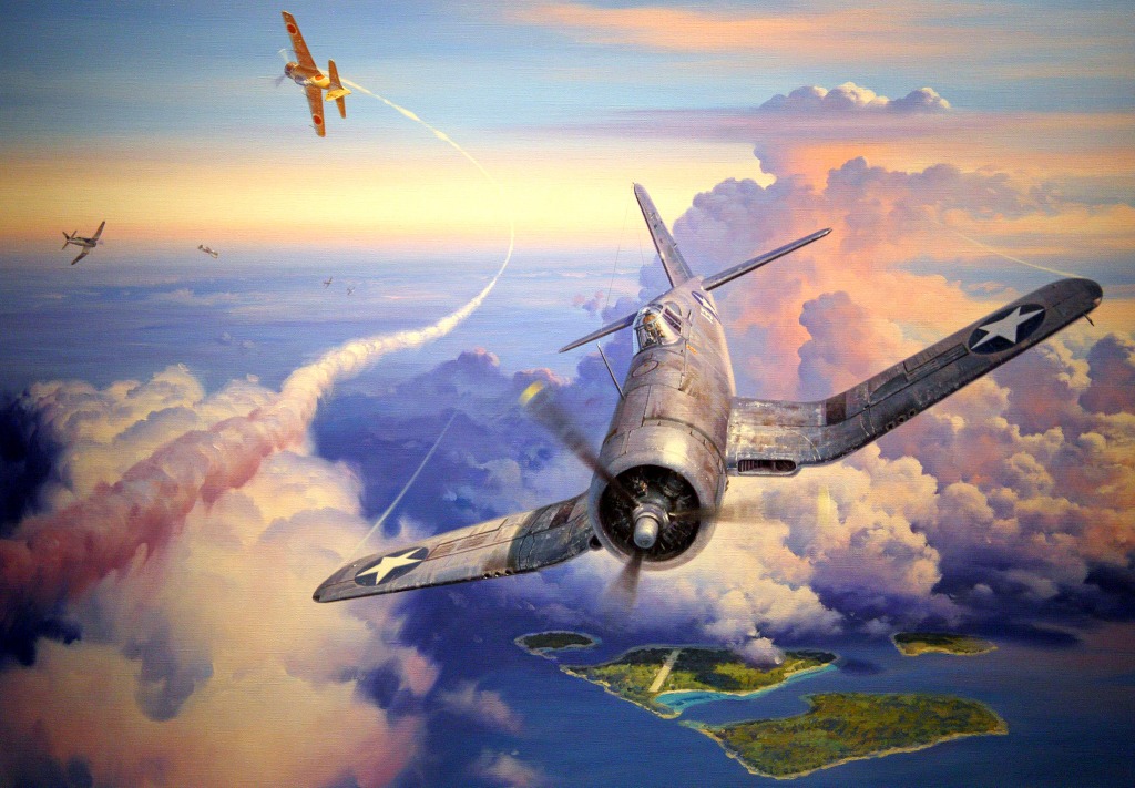 Aviation Art at the Museum of Flight jigsaw puzzle in Aviation puzzles on TheJigsawPuzzles.com