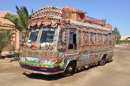 Decorated Bus in El Gouna, Egypt