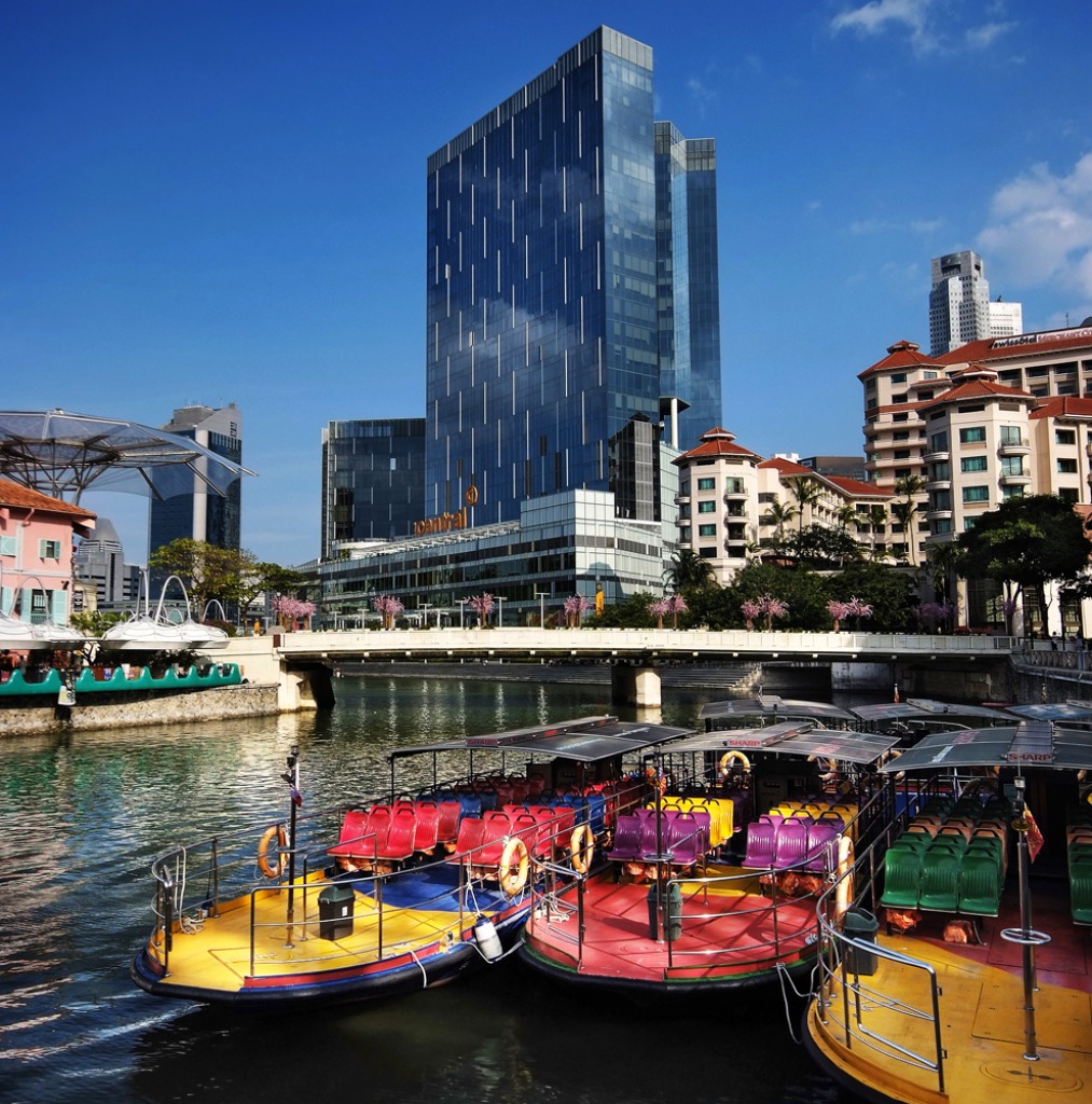 The Singapore River jigsaw puzzle in Street View puzzles on TheJigsawPuzzles.com