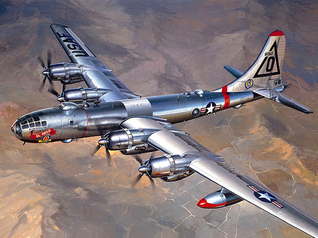 Boeing B-50 Strategic Bomber jigsaw puzzle in Aviation puzzles on TheJigsawPuzzles.com