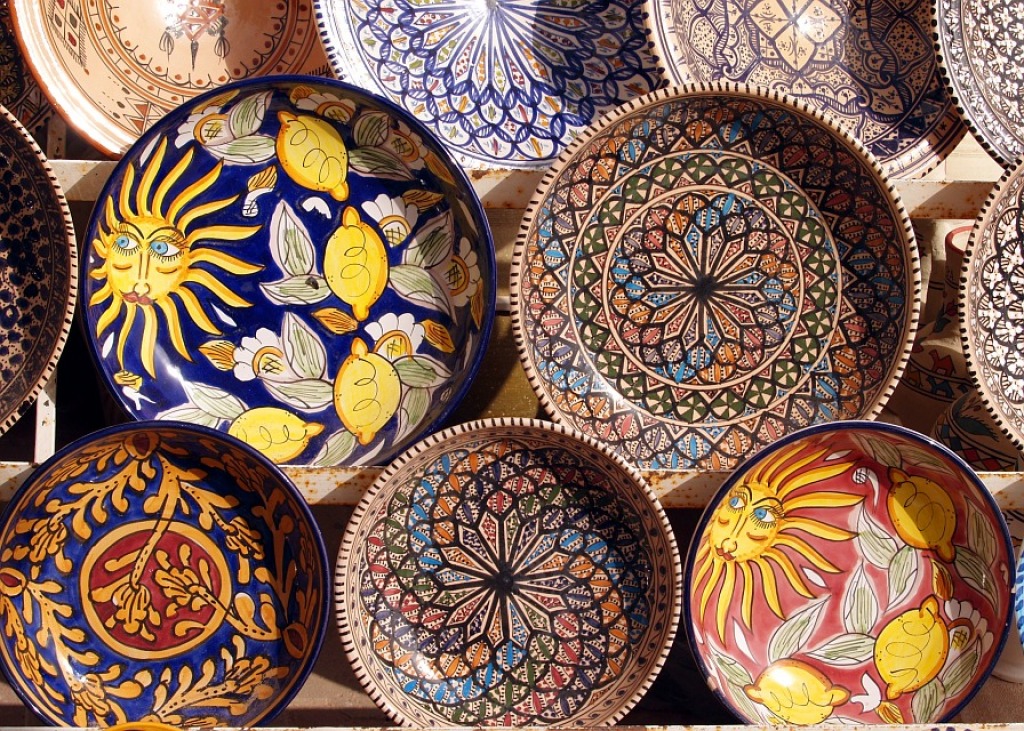 Local Pottery in Guellala Shop jigsaw puzzle in Handmade puzzles on TheJigsawPuzzles.com