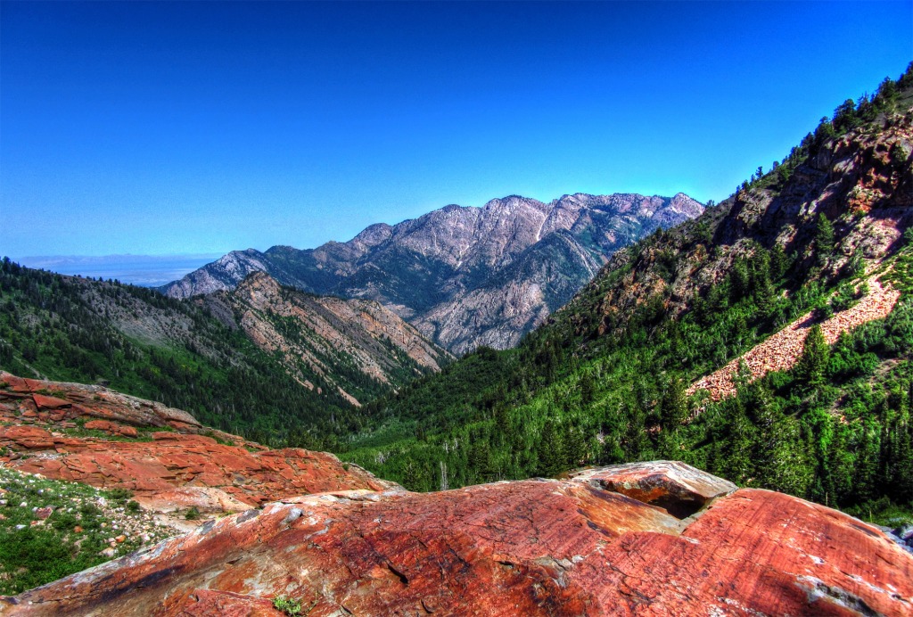 Wasatch Red Rocks jigsaw puzzle in Great Sightings puzzles on TheJigsawPuzzles.com