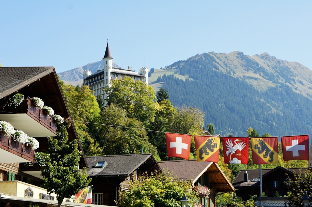 View of Gstaad, Switzerland jigsaw puzzle in Great Sightings puzzles on TheJigsawPuzzles.com