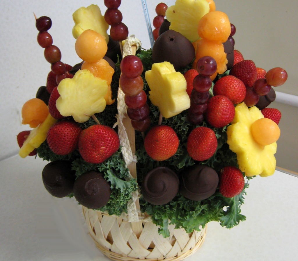 Luscious Fruit Basket jigsaw puzzle in Fruits & Veggies puzzles on TheJigsawPuzzles.com