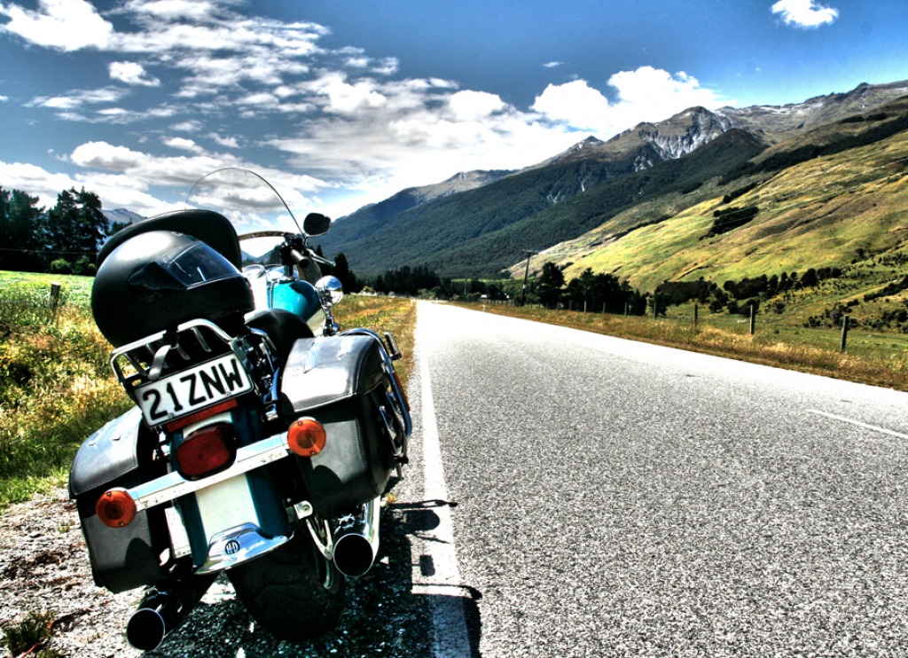 Harley Davidson, Neuseeland jigsaw puzzle in Puzzle des Tages puzzles on TheJigsawPuzzles.com