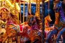 Carousel Horses, London's South Bank