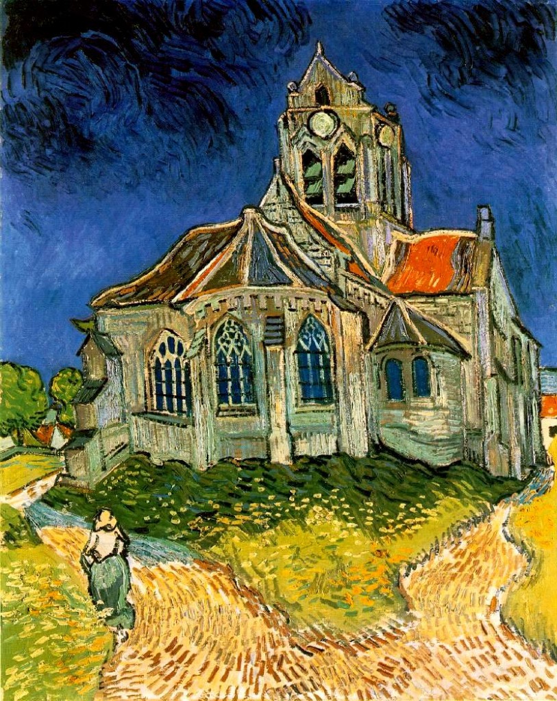 The Church at Auvers jigsaw puzzle in Piece of Art puzzles on TheJigsawPuzzles.com