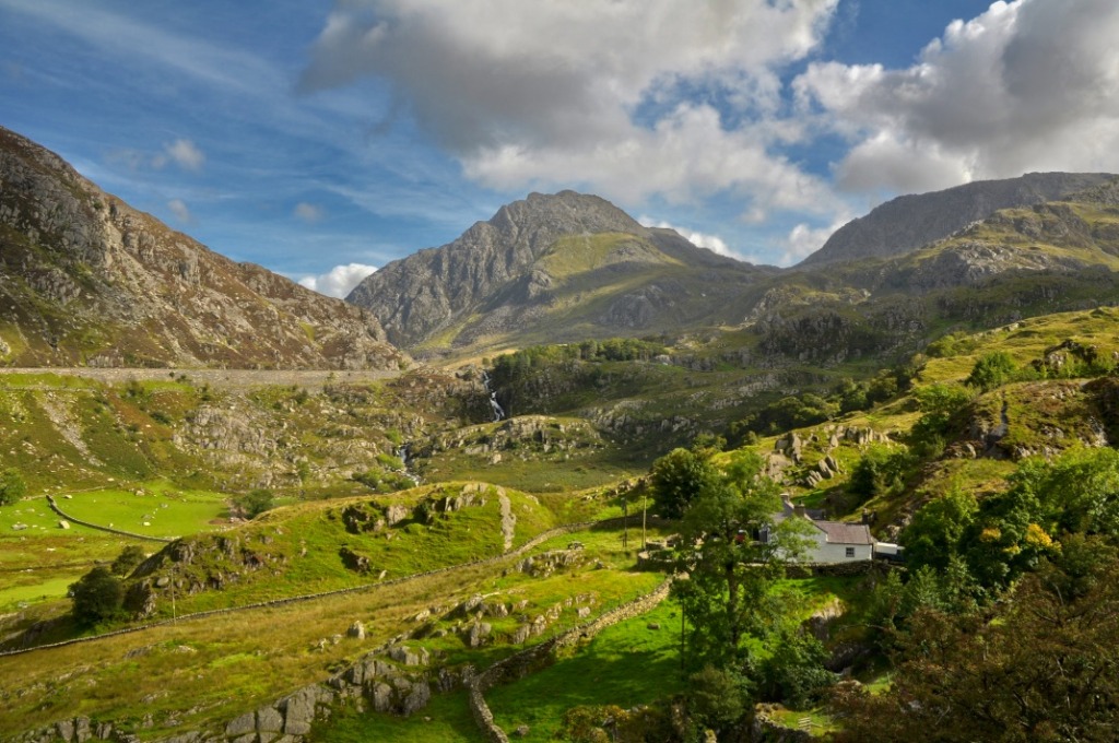Nant Ffrancon Valley, North Wales jigsaw puzzle in Great Sightings puzzles on TheJigsawPuzzles.com