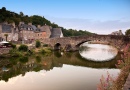 Old Bridge over the River Rance, France