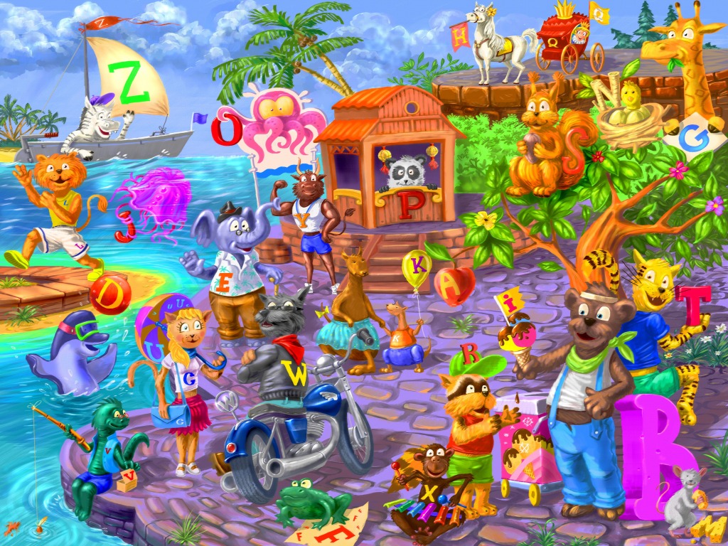 ABC jigsaw puzzle in Kinder Puzzles puzzles on TheJigsawPuzzles.com