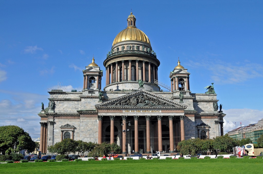 Saint Isaac's Cathedral, St. Petersburg jigsaw puzzle in Street View puzzles on TheJigsawPuzzles.com