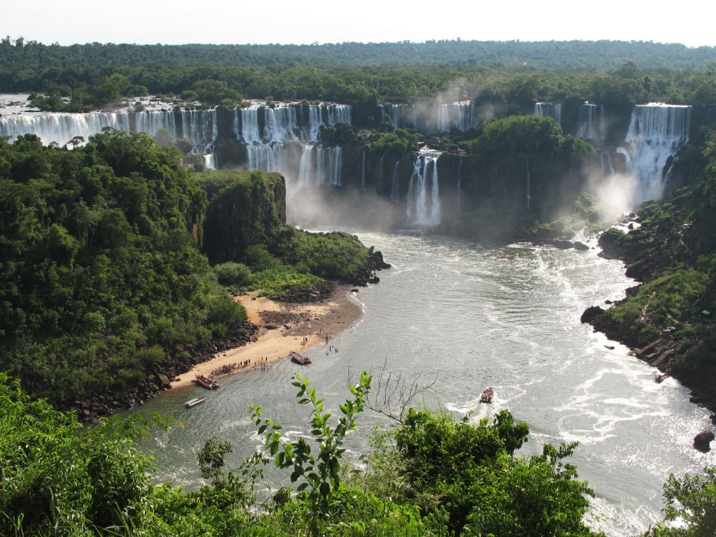Iguazu-Wasserfälle Nationalpark jigsaw puzzle in Wasserfälle puzzles on TheJigsawPuzzles.com