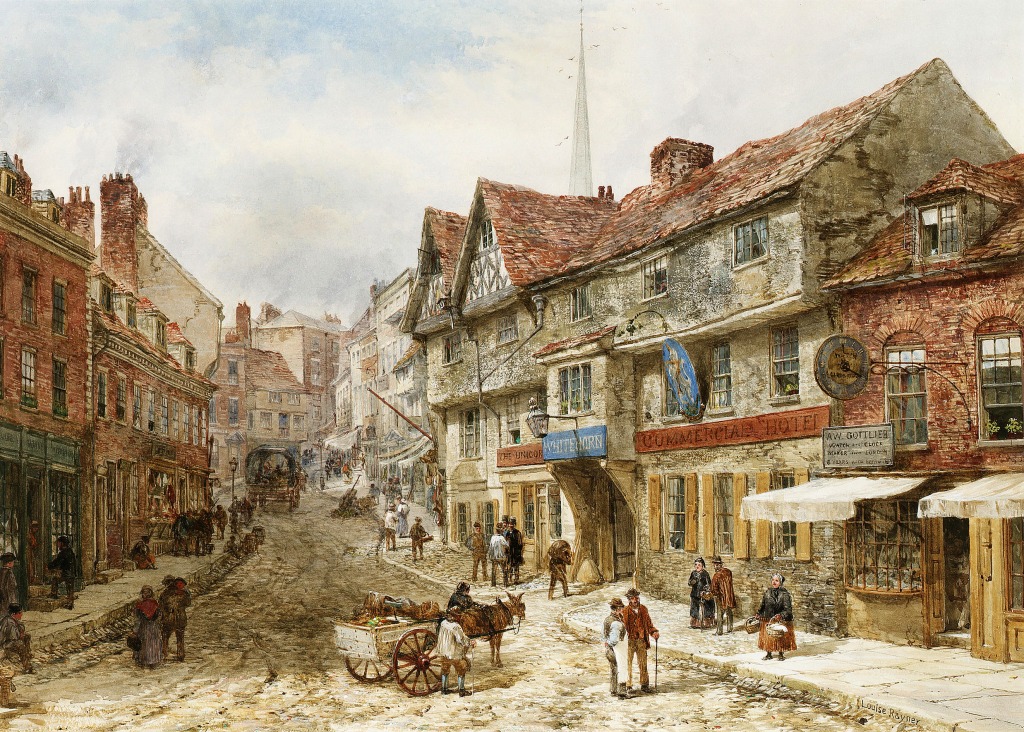 Wyle Cop, Shrewsbury jigsaw puzzle in Chefs d'oeuvres puzzles on TheJigsawPuzzles.com
