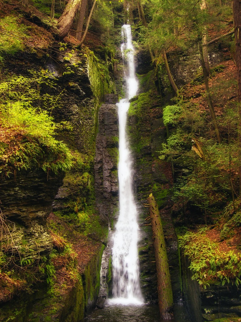 Horsetail jigsaw puzzle in Waterfalls puzzles on TheJigsawPuzzles.com