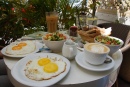 Breakfast at Café Café, Tel Aviv