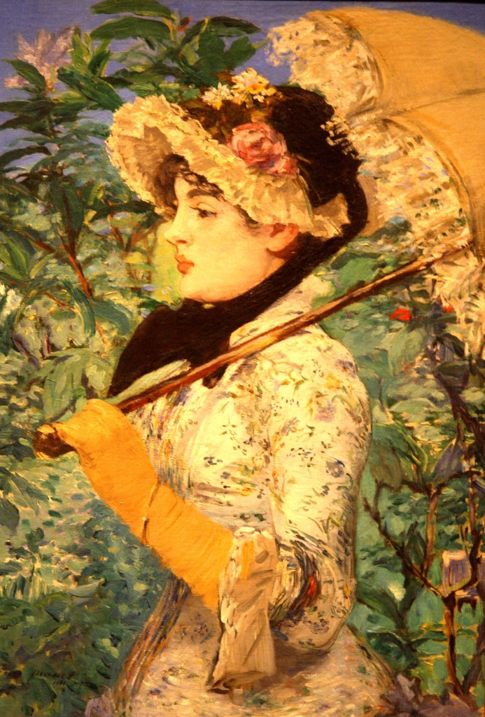 Spring by Edouard Manet jigsaw puzzle in Piece of Art puzzles on TheJigsawPuzzles.com