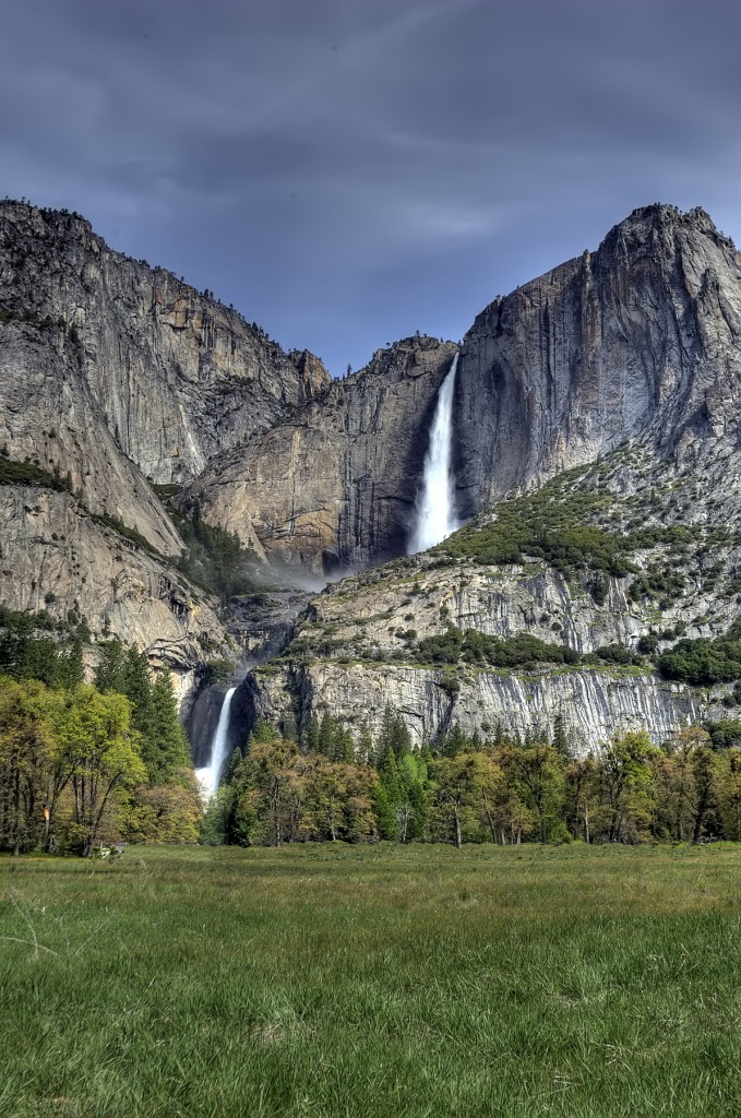 Obere & Untere Yosemite-Wasserfälle jigsaw puzzle in Wasserfälle puzzles on TheJigsawPuzzles.com