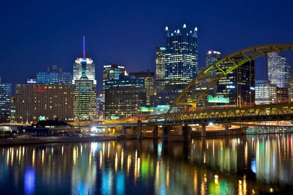 Downtown Pittsburgh jigsaw puzzle in Ponts puzzles on TheJigsawPuzzles.com