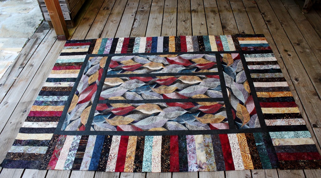 Falling Leaf Quilt jigsaw puzzle in Handmade puzzles on TheJigsawPuzzles.com