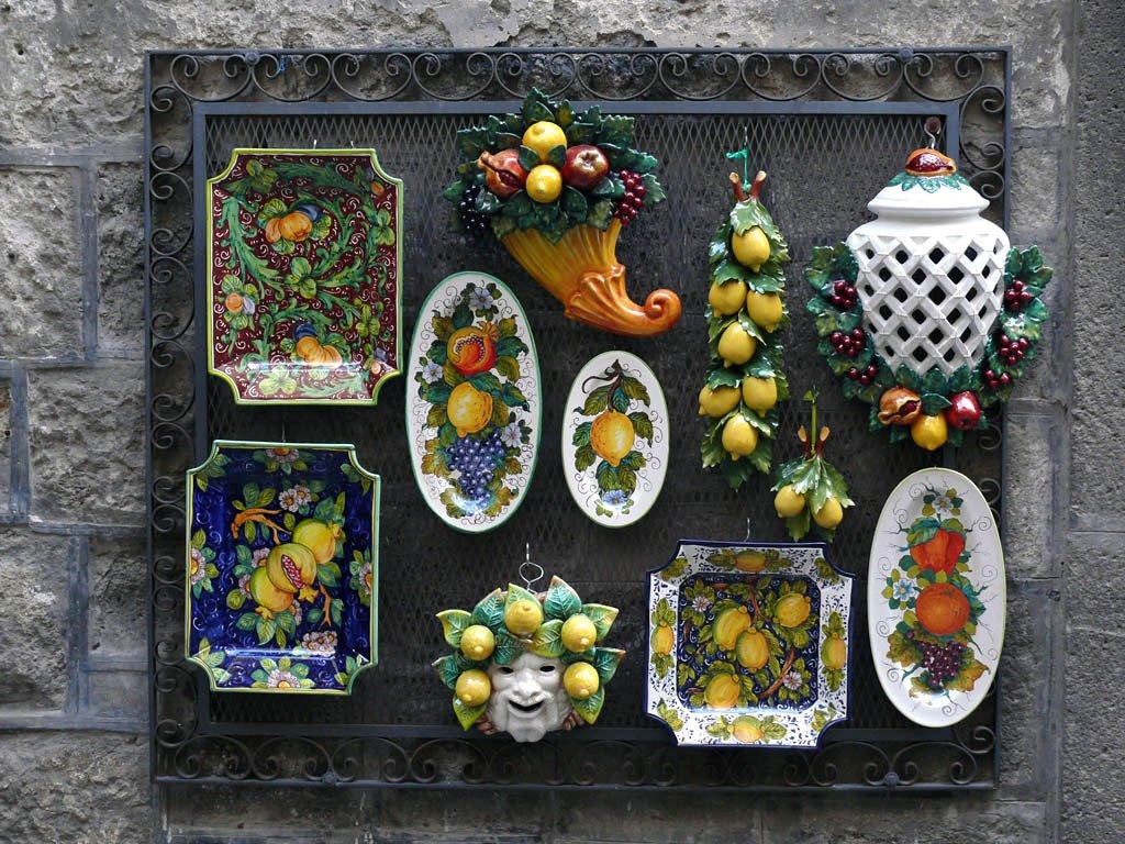 Handicrafts in Orvieto, Italy jigsaw puzzle in Handmade puzzles on TheJigsawPuzzles.com