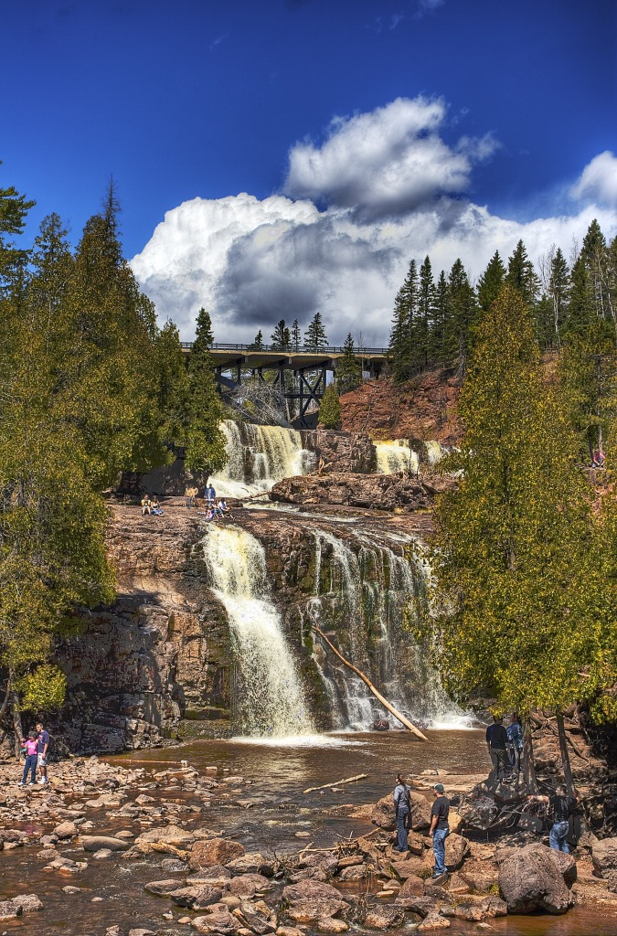 Gooseberry Falls jigsaw puzzle in Waterfalls puzzles on TheJigsawPuzzles.com