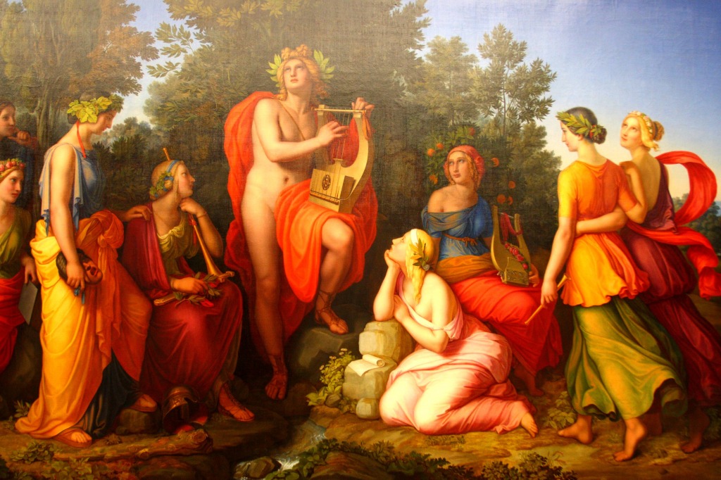 Apollo and the Muses jigsaw puzzle in Piece of Art puzzles on TheJigsawPuzzles.com