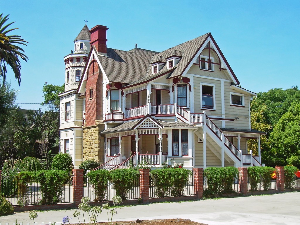 Victorian House, San Jose, California jigsaw puzzle in Street View puzzles on TheJigsawPuzzles.com