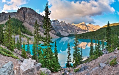 Moraine Lake, Banff National Park jigsaw puzzle in Great Sightings ...