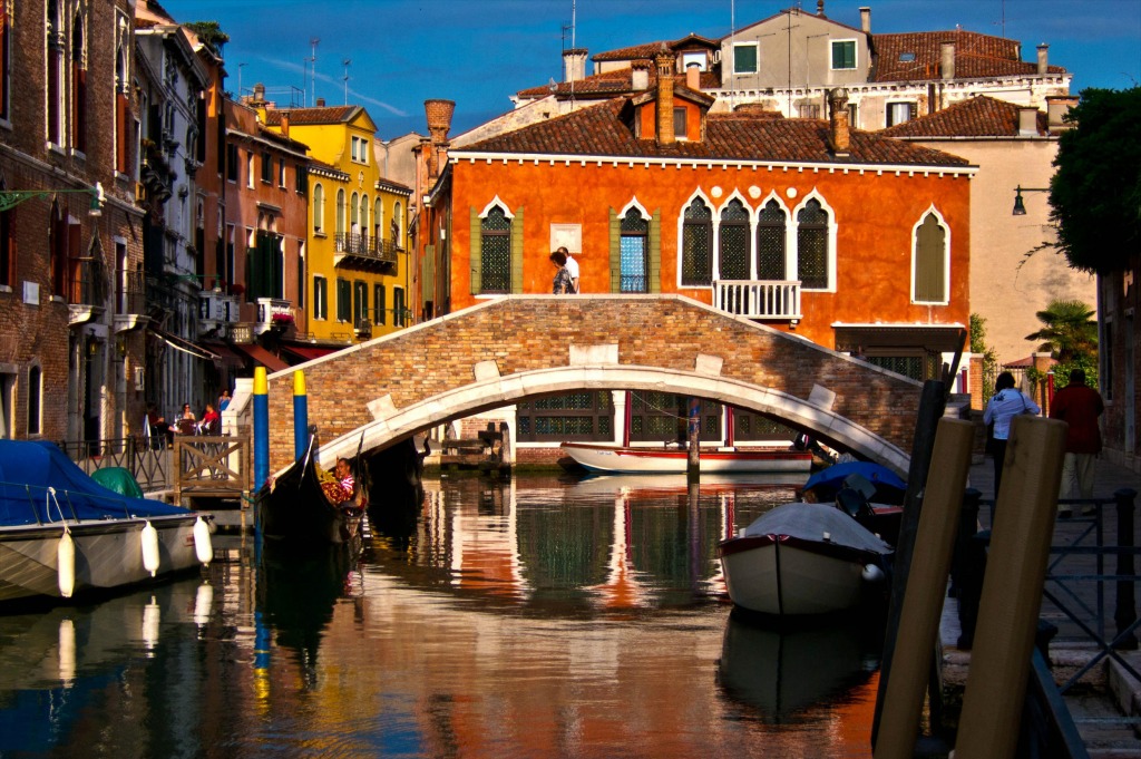 Pont à Venise, Italie jigsaw puzzle in Ponts puzzles on TheJigsawPuzzles.com